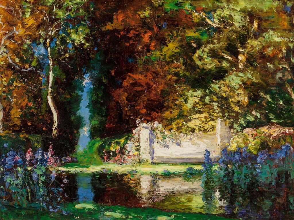 The Haven of Peace (1918) by Thomas Mostyn, cropped, small resolution