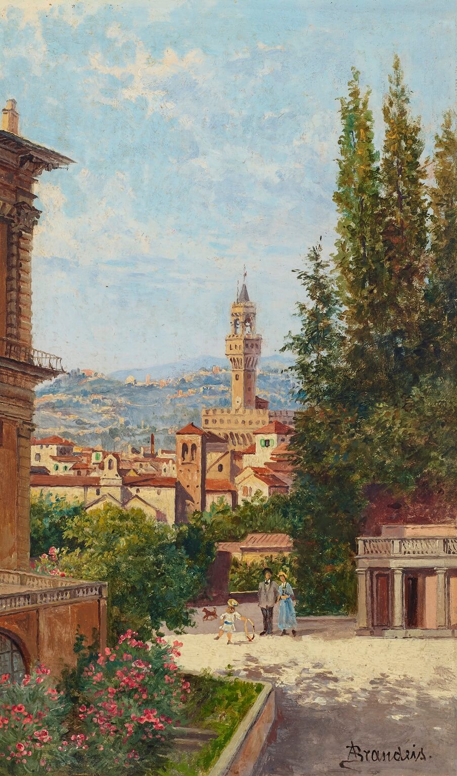 A View of Florence by Antonietta Brandeis