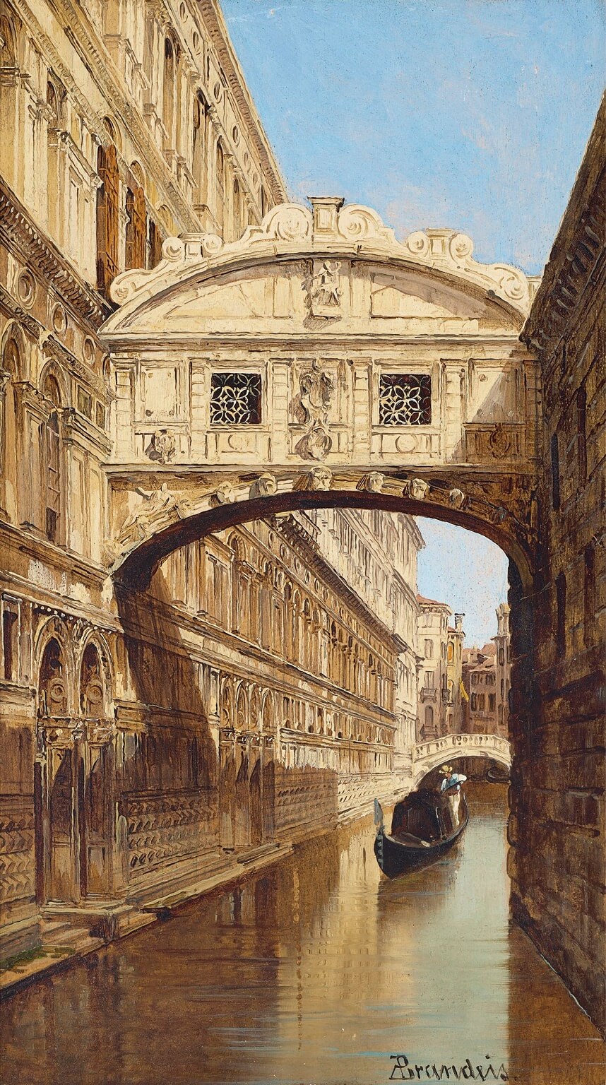 The Bridge of Sighs, Venice by Antonietta Brandeis