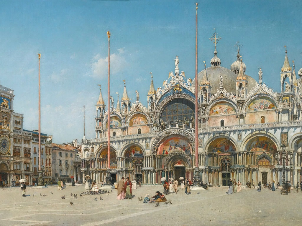 Saint Mark's Square, Venice by Federico del Campo, cropped, low resolution